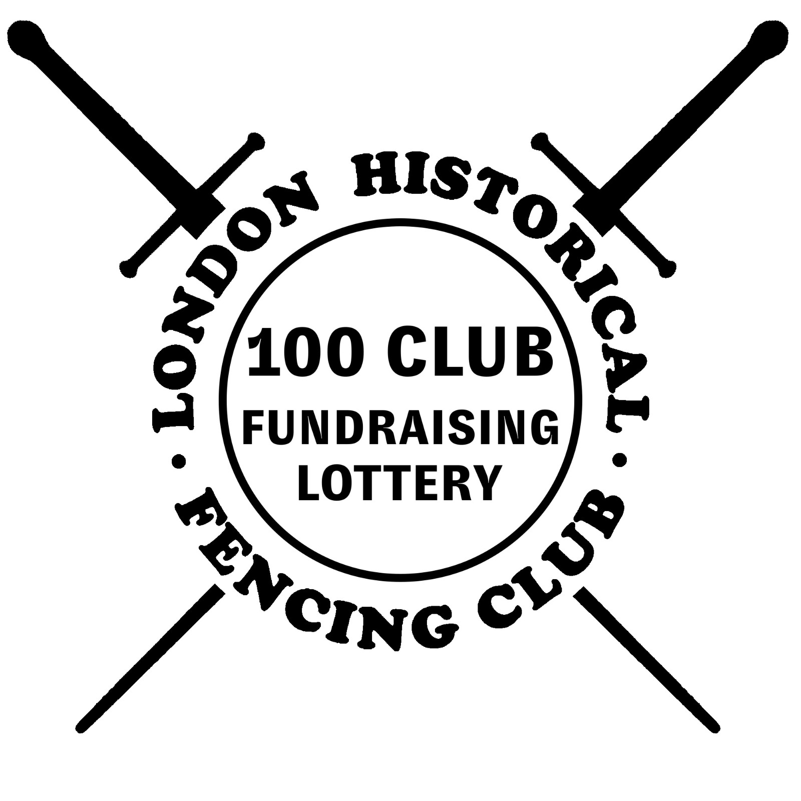 100 Club Logo – White