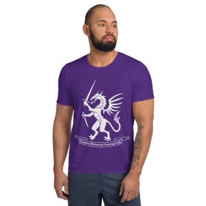 Club Logo Sports T-Shirt - Unisex, Purple