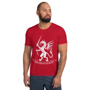 Club Logo Sports T-Shirt - Unisex, Red