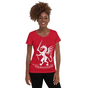 Club Logo Sports T-Shirt - Women's, Red
